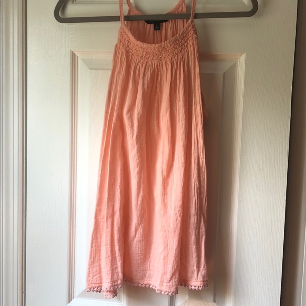 Coral Spaghetti Strap Blouse